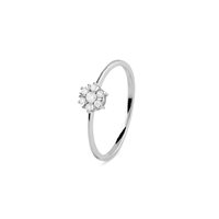 Anello Bliss Donna in Oro bianco Diamante 0.12 Ct 20108449 - 20108449
